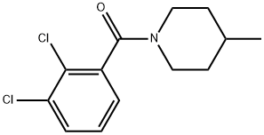 (2,3-Dichlorophenyl)(4-methyl-1-piperidinyl)methanone Structure