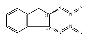 1H-Indene, 1,2-diazido-2,3-dihydro-, (1R,2S)- 구조식 이미지