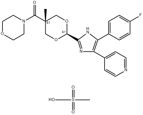 RPR-200765A Mesylayte Structure