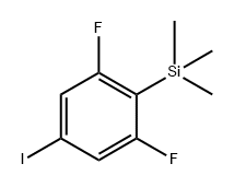 (2,6-difluoro-4-iodophenyl)trimethylsilane Structure