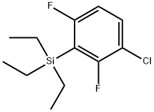 1-Chloro-2,4-difluoro-3-(triethylsilyl)benzene Structure