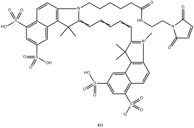 Sulfo-Cy5.5 maleimide Structure