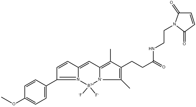 BDP TMR maleimide Structure