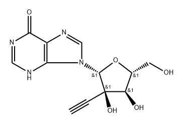 2’-beta-C-Ethynyl inosine 구조식 이미지