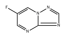 6-fluoro-[1,2,4]triazolo[1,5-a]pyrimidine 구조식 이미지