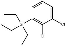 1,2-Dichloro-3-(triethylsilyl)benzene Structure