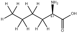 D-2-Aminohexanoic-3,3,4,4,5,5,6,6,6-d9 Acid Structure