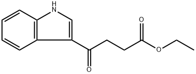 1H-Indole-3-butanoic acid, γ-oxo-, ethyl ester Structure