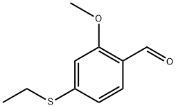 4-(Ethylthio)-2-methoxybenzaldehyde Structure