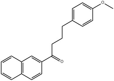 4-(4-methoxyphenyl)-1-(naphthalen-2-yl)butan-1-one Structure