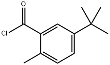 5-(tert-butyl)-2-methylbenzoyl chloride Structure