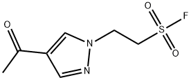 4-Acetyl-1H-pyrazole-1-ethanesulfonyl fluoride Structure