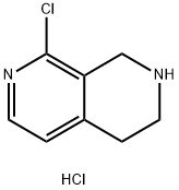 8-Chloro-1,2,3,4-tetrahydro-2,7-naphthyridine dihydrochloride Structure