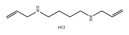 N,N'-Diallyl-1,4-diaminobutane dihydrochloride 구조식 이미지