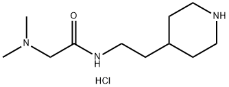 N2,N2-Dimethyl-n1-(2-piperidin-4-ylethyl)glycinamide dihydrochloride Structure