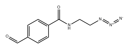 N-(2-azidoethyl)-4-formylbenzamide Structure