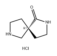 2,7-Diazaspiro[4.4]nonan-1-one, hydrochloride (1:1), (5R)- Structure