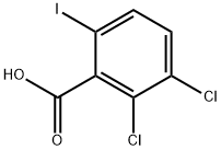 2,3-Dichloro-6-iodobenzoic acid Structure