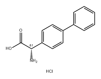 (S)-2-([1,1'-biphenyl]-4-yl)-2-aminoacetic acid hydrochloride Structure