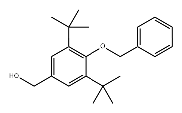 (4-(benzyloxy)-3,5-di-tert-butylphenyl)methanol Structure