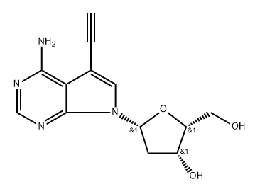 7-Deaza-2'-deoxy-7-ethynyladenosine Structure