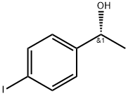 Benzenemethanol, 4-iodo-α-methyl-, (αR)- Structure