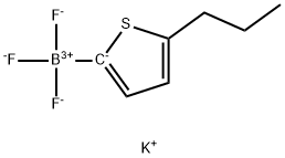 potassium trifluoro(5-propylthiophen-2-yl)borate Structure