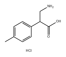 3-Amino-2-(p-tolyl)propanoic acid hydrochloride Structure