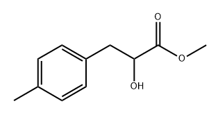 Benzenepropanoic acid, α-hydroxy-4-methyl-, methyl ester 구조식 이미지