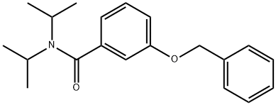 N,N-Bis(1-methylethyl)-3-(phenylmethoxy)benzamide Structure