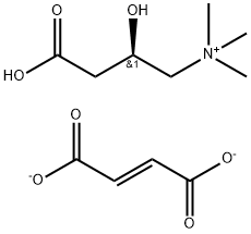 1-Propanaminium, 3-carboxy-2-hydroxy-N,N,N-trimethyl-, (2R)-, (2E)-2-butenedioate (2:1) Structure