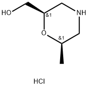rel-((2R,6R)-6-methylmorpholin-2-yl)methanol hydrochloride Structure