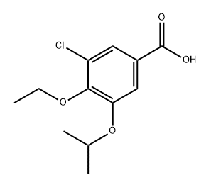 3-Chloro-4-ethoxy-5-isopropoxybenzoic acid Structure