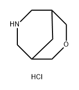 3-Oxa-7-azabicyclo[3.3.1]nonane, hydrochloride (1:1) 구조식 이미지