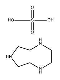 bis(1,4,7-triazonane-1,4,7-triium) trisulfate Structure