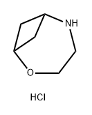 2-Oxa-5-azabicyclo[4.1.1]octane, hydrochloride (1:1) Structure