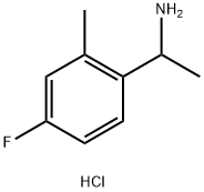 1-(4-fluoro-2-methylphenyl)ethan-1-amine hydrochloride Structure