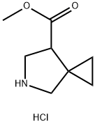 5-Azaspiro[2.4]heptane-7-carboxylic acid, methyl ester, hydrochloride (1:1) Structure