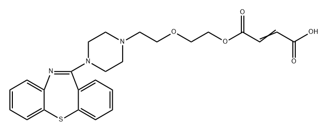 Quetiapine Hemifumarate EsterQ: What is 
Quetiapine Hemifumarate Ester Q: What is the CAS Number of 
Quetiapine Hemifumarate Ester Structure