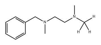 N1-benzyl-N1,N2,N2-trimethylethane-1,2-diamine-d3 Structure