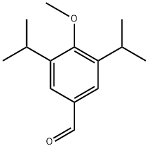 3,5-diisopropyl-4-methoxybenzaldehyde Structure