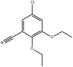 5-Chloro-2,3-diethoxybenzonitrile Structure