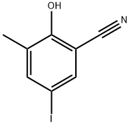 2-hydroxy-5-iodo-3-methylbenzonitrile Structure