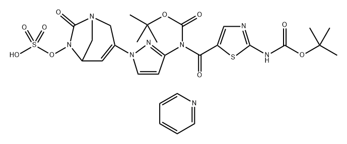 Carbamic acid, N-[[2-[[(1,1-dimethylethoxy) carbonyl]amino]-5-thiazolyl]carbonyl]-N-[1-[7- oxo-6-(su Structure