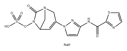 Sulfuric acid, mono[7-oxo-3-[3-[(2-thiazolyl carbonyl)amino]-1H-pyrazol-1-yl]-1,6-diazab icyclo[ Structure