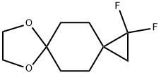 1,l-difluoro-7,10-dioxadispiro[2. 2. 4. 2]dodecan e Structure