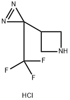 3-[3-(trifluoromethyl)-3H-diazirin-3-yl]azetidine hydrochloride Structure