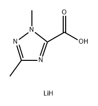 Lithium 1,3-dimethyl-1H-1,2,4-triazole-5-carboxylate Structure