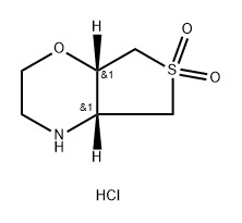 rac-(4aR,7aR)-hexahydro-2H-6lambda6-thieno[3,4-
b][1,4]oxazine-6,6-dione hydrochloride Structure