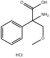 2-amino-3-methoxy-2-phenylpropanoic acid hydrochloride Structure